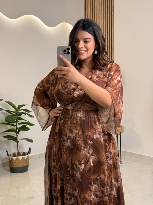 Lina Dress Chocolate