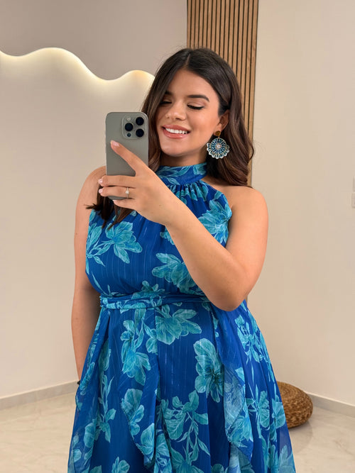 Felia Dress Blue