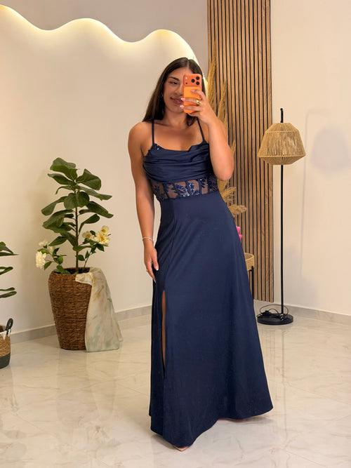 Erietta Dress Blue