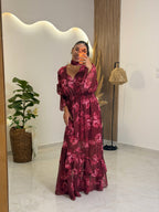 Lidia Dress Cherry
