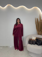 Velvet Set Μπορντώ