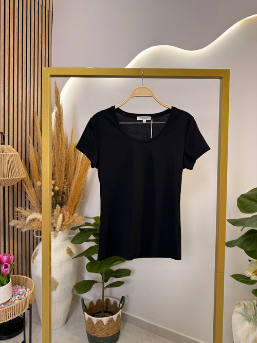 T-Shirt Λευκό Στρογγυλή Λαιμόκοψη