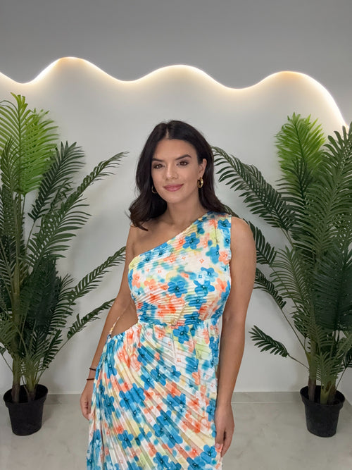 Floral Dress Blue