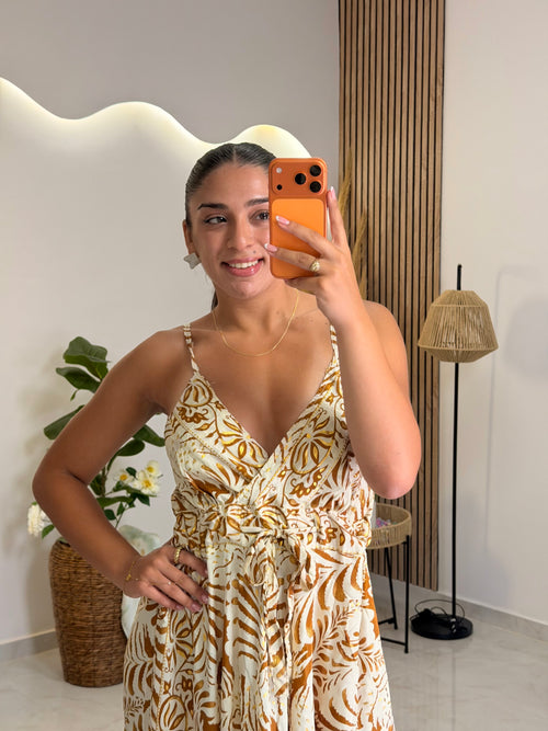 Lenia Dress Gold