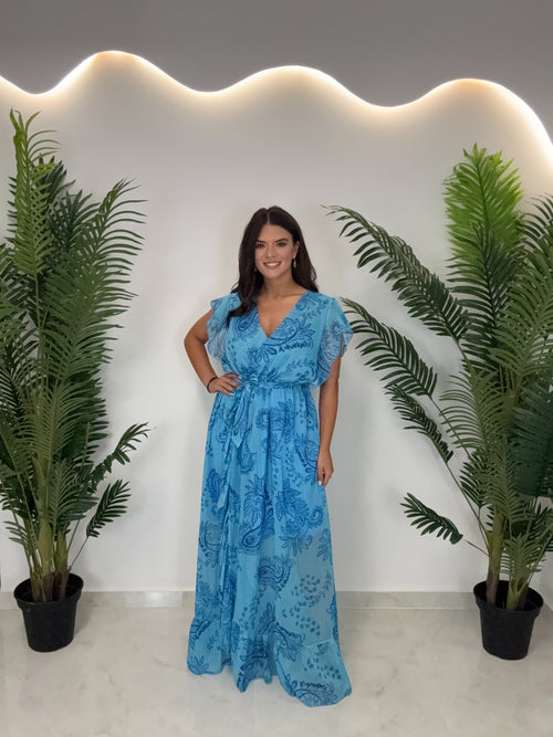 Nicole Dress Blue