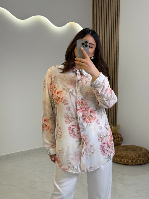 Rose Πουκάμισο White-Rose