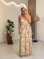 Lenia Dress Gold