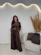 Triple Velvet Set Chocolate