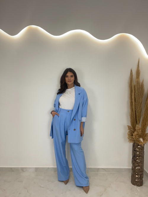 Veronica Light Blue Κοστούμι