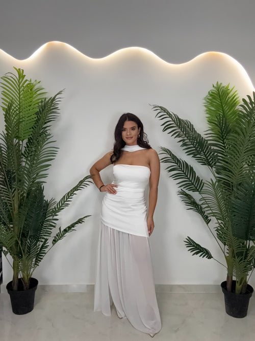 Laura White Dress