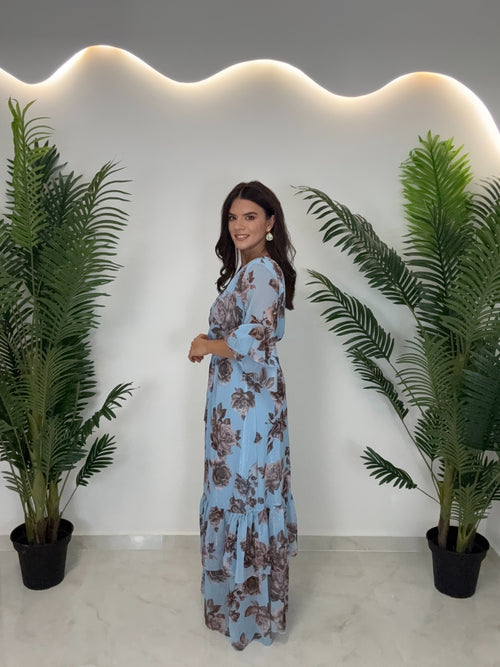 Zaklin Dress Γαλάζιο