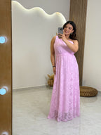 Veronica Dress Rose