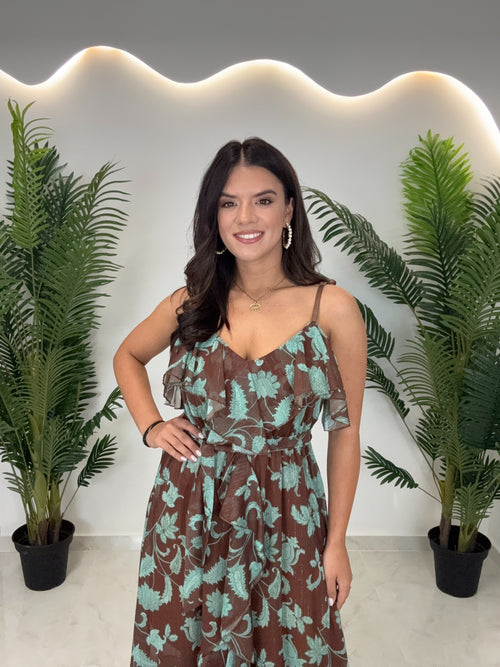 Regina Dress Chocolate