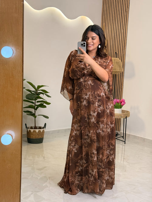 Lina Dress Chocolate