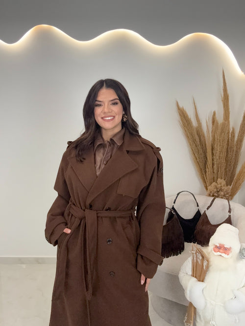 Reina Παλτό Chocolate