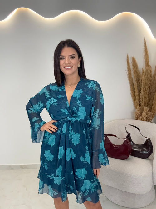 Allure Dress Πετρόλ