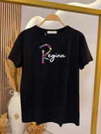T-Shirt Strass Regina Black