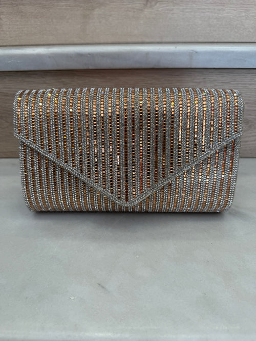 Glam Bag Φάκελο Ηoney-Gold