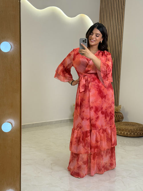 Adele Dress Κοραλί