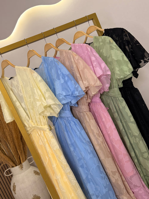 Melina Dress Yellow