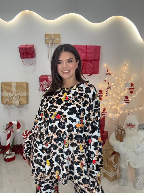 Velvet Set Animal Print