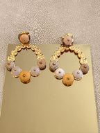 Gold Nude Earrings