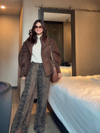 Reina Παντελόνι Coffee