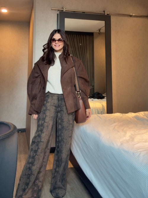 Reina Παντελόνι Coffee