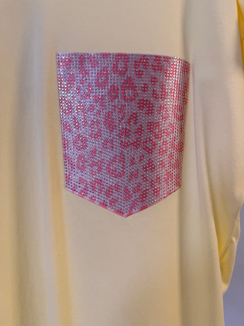 Yellow Strass T-Shirt