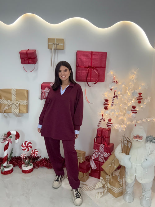 Selena Set Μπορντώ