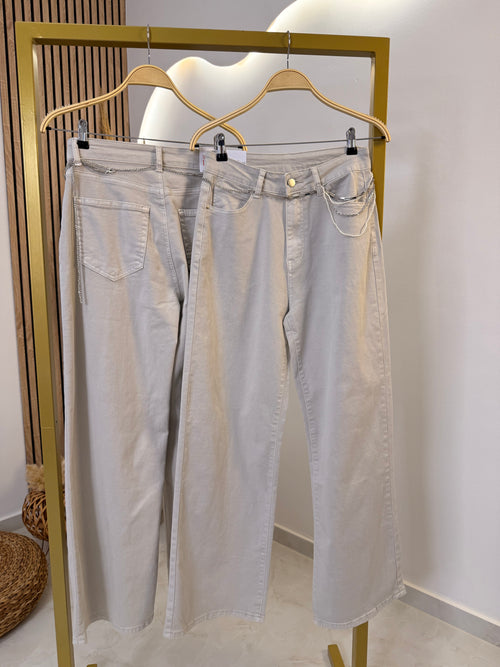 Light Grey-Ice Pearl Jeans