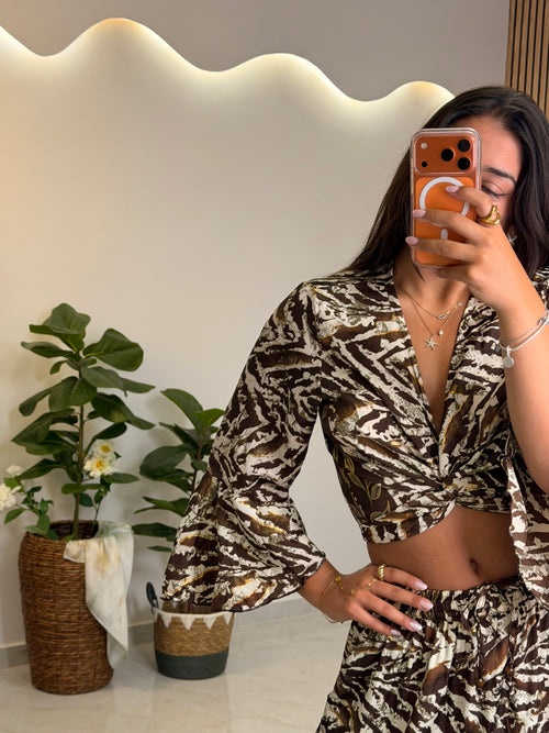 Jasmin Set Chocolate