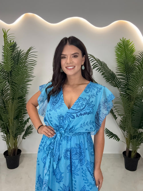 Nicole Dress Blue