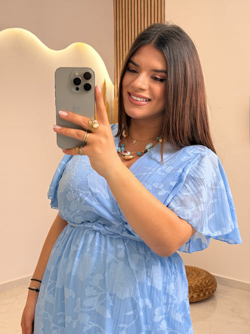 Melina Dress Baby Blue