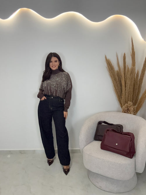 Valeria Jean Blue Black