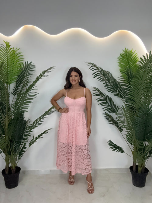 Romantic Dress Rose