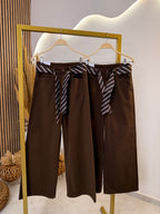 Chocolate Elastic Jeans