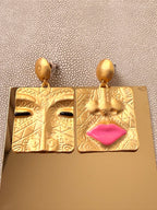 Face & Lips Earrings
