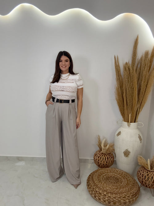 Cilia Παντελόνα Χρώμα της Άμμου