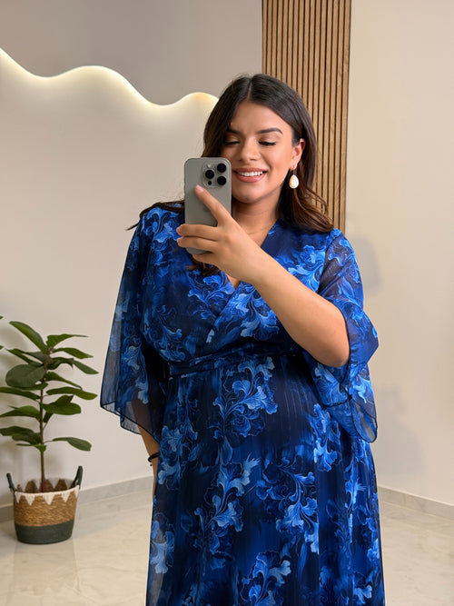 Lina Dress Blue
