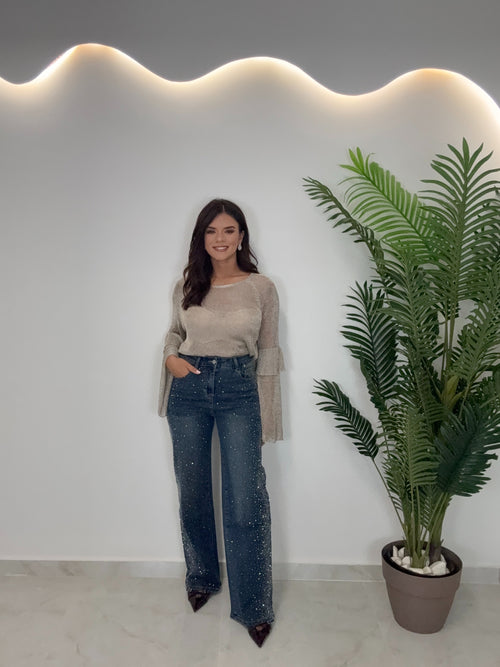 Strass Blue Jeans