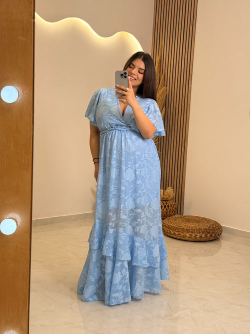 Melina Dress Baby Blue