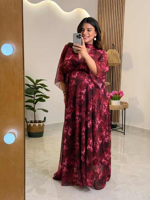 Lina Dress Cherry