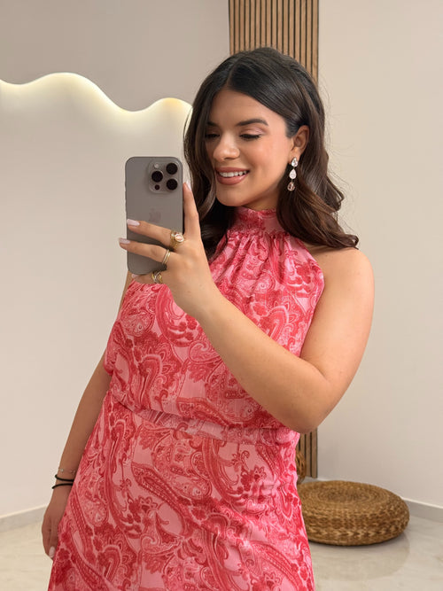 Alicia Set Coral-Rose