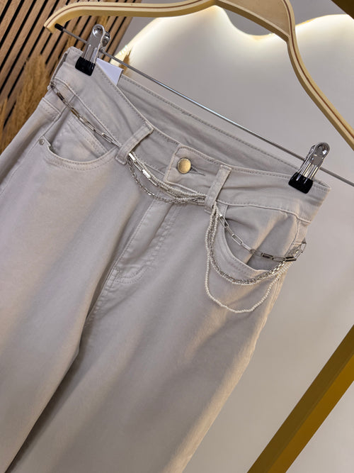 Light Grey-Ice Pearl Jeans