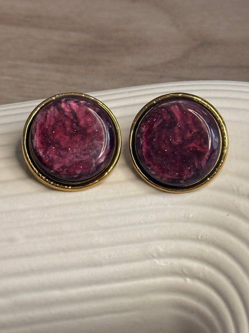 Zenilda Purple Earrings