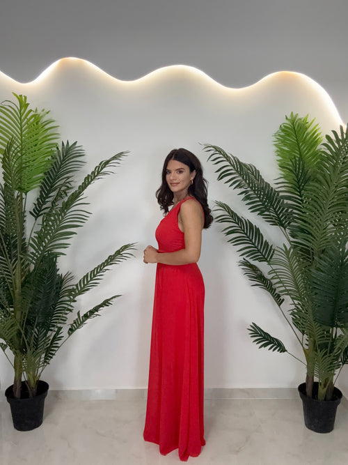 Zeta Red Dress