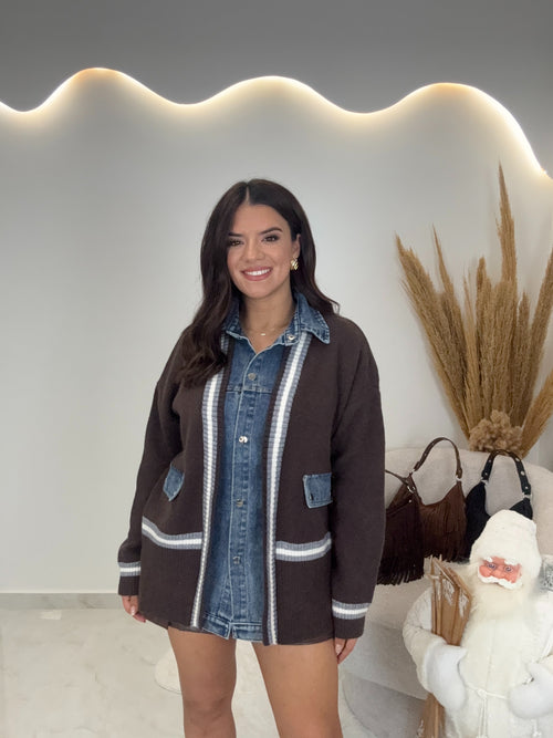 Jenny Ζακέτα Chocolate