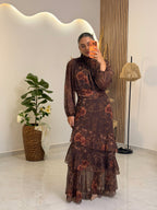 Zenilda Dress Chocolate