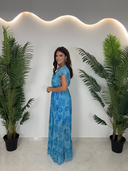Nicole Dress Blue